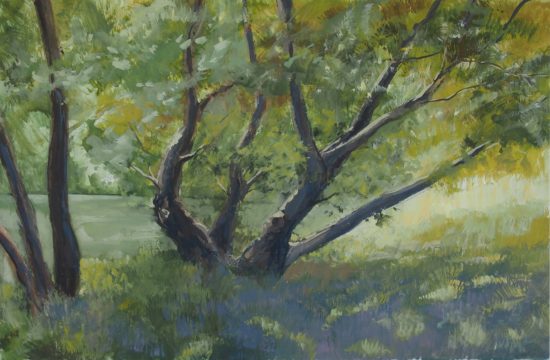 Gouache on location